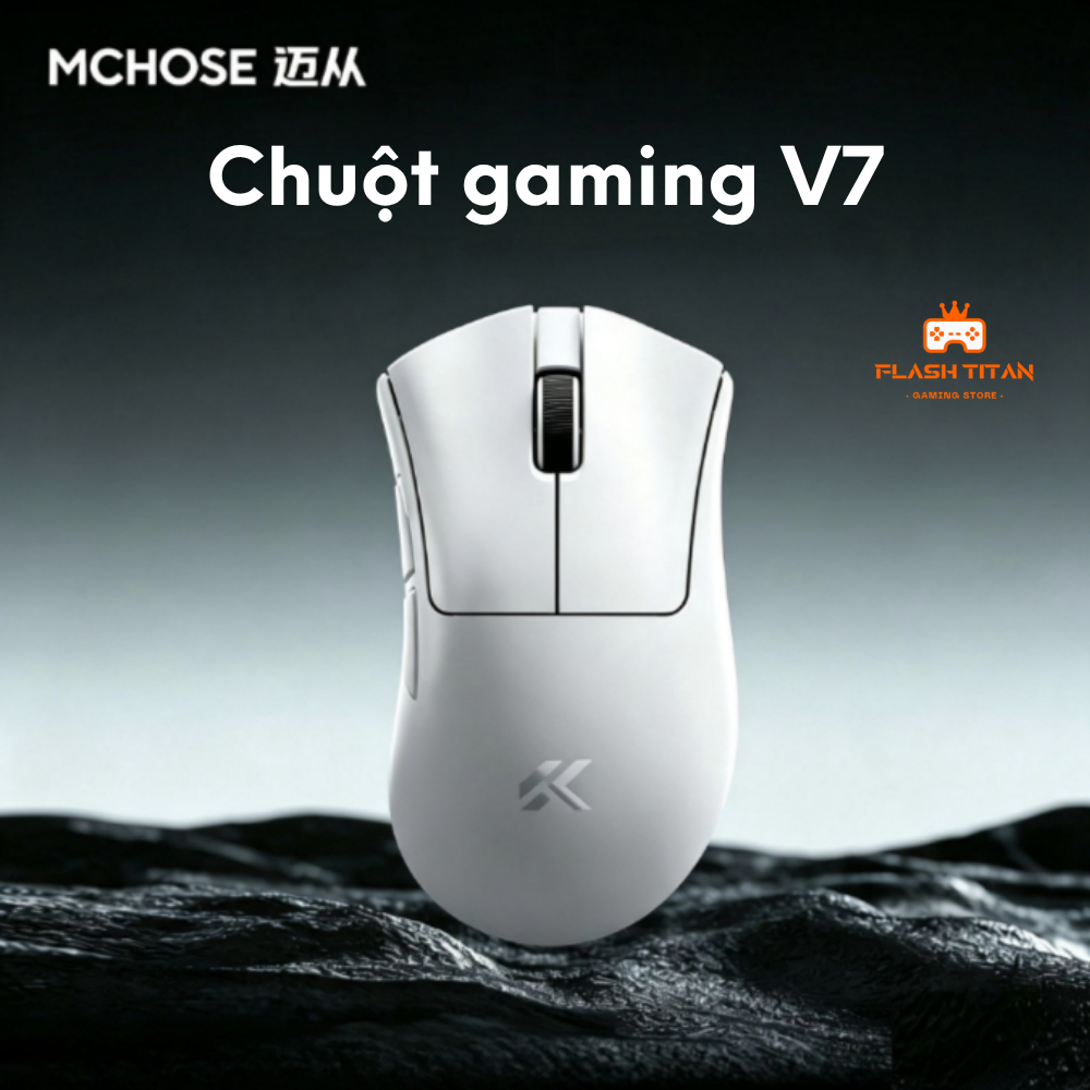 Chuột Gaming Không Dây Mchose V7 - Sensor PAW3395 - Thiết kế công thái học,Dùng cho PC,laptop Chơi Game FPS, Văn Phòng | BigBuy360 - bigbuy360.vn