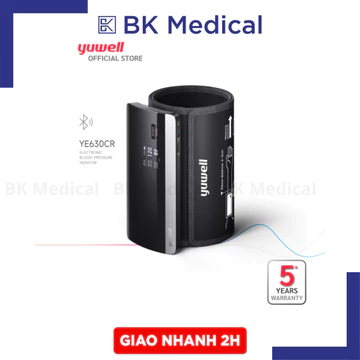 (hỏa tốc) Máy đo huyết áp bắp tay cao cấp không dây Yuwell YE630CR hỗ trợ đo huyết áp, nhịp tim