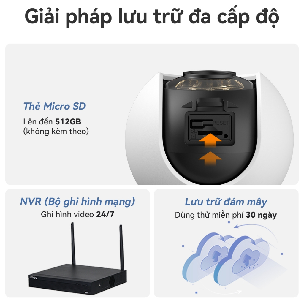 NEW IMOU Ngoài TrờI  WIFI Camera Talos 3MP|IPC-S7MP-3V0S|Phát hiện người/xe cộ|Chế độ AOV| | BigBuy360 - bigbuy360.vn