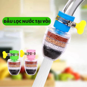 Zest Đầu lọc nước trực tiếp tại vòi 6 tầng tiện lợi an toàn, đầu vòi lọc nước thế hệ mới lọc cặn bẩn