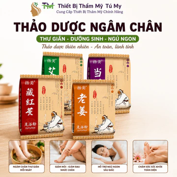 Thảo Dược Ngâm Chân - Túi Ngâm Chân Dưỡng Sinh Giúp Thư Giãn, Giảm Đau Mỏi Tê Bì Chân, Đả Thông Kinh Lạc