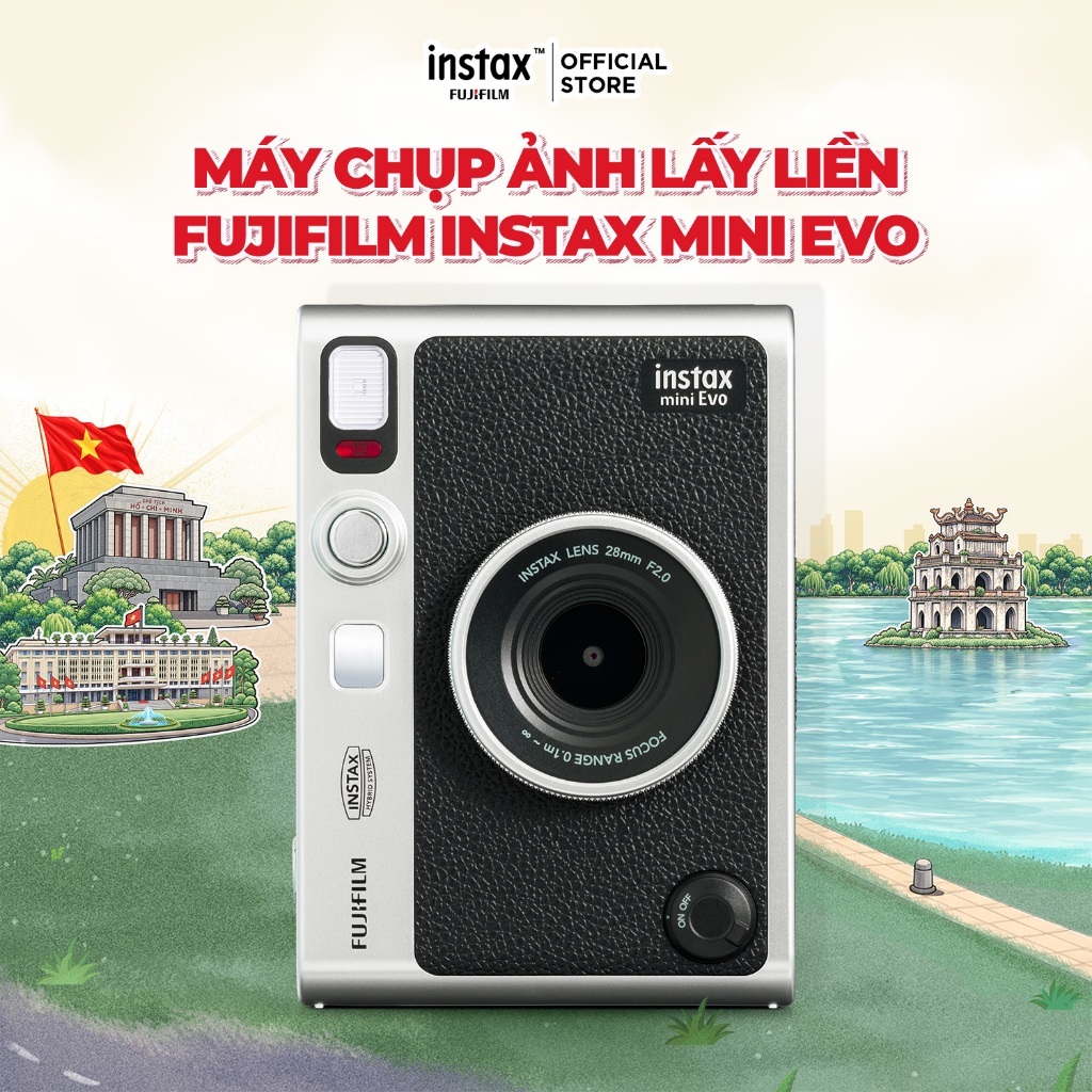 Máy Ảnh Chụp Lấy Liền Fujifilm Instax Mini Evo - Bảo Hành 1 Năm (Không Kèm Film)