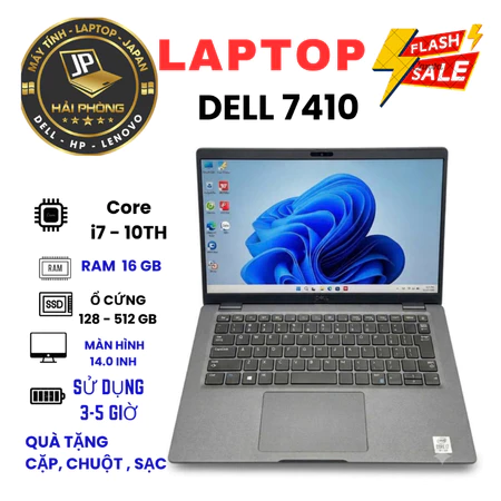 💻 DELL LATITUDE 7410 – i7 GEN 10 | RAM 16GB | SSD 128GB–512GB | FHD 14 INCH