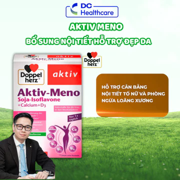 [QUÀ TẶNG] Aktiv Meno Doppelherz - Viên Uống Bổ Sung Nội Tiết Tố Nữ, Nội Tiết Tố Nữ, Mầm Đậu Nành (30V)