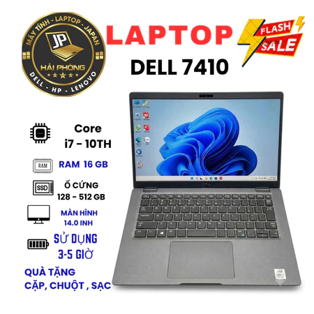💻 DELL LATITUDE 7410 – i7 GEN 10 | RAM 16GB | SSD 128GB–512GB | FHD 14 INCH