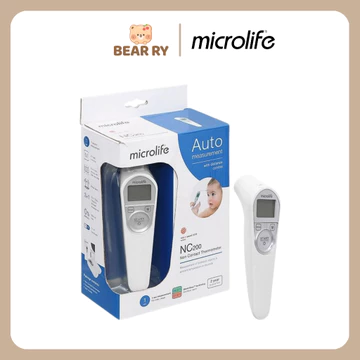 Nhiệt Kế Hồng Ngoại Đo Trán MICROLIFE NC 200 Nhỏ Gọn, Phù Hợp Cho Việc Đo Thân Nhiệt Cho Người Lớn Và Trẻ Em