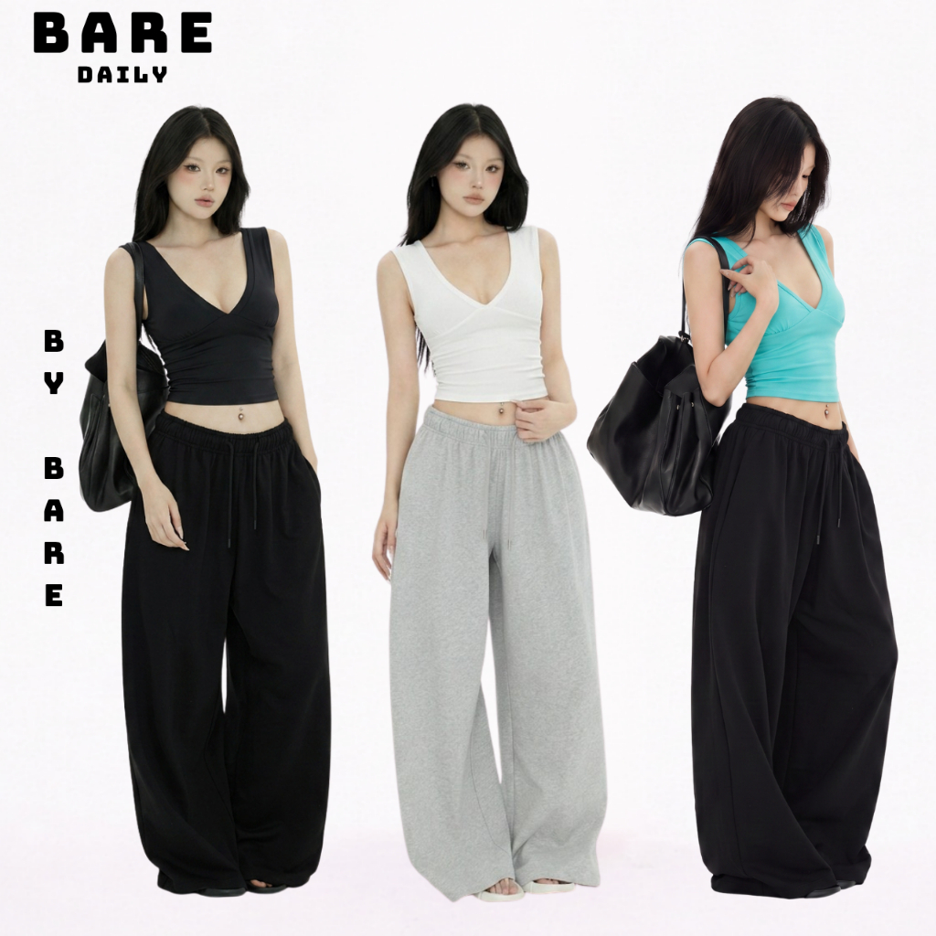 [Mở Bán] VENA V TOP – Áo Tank Top Nữ Cổ V Sâu Ôm Body Dây Bản Rộng Tôn Dáng Basic Y2K_A1021
