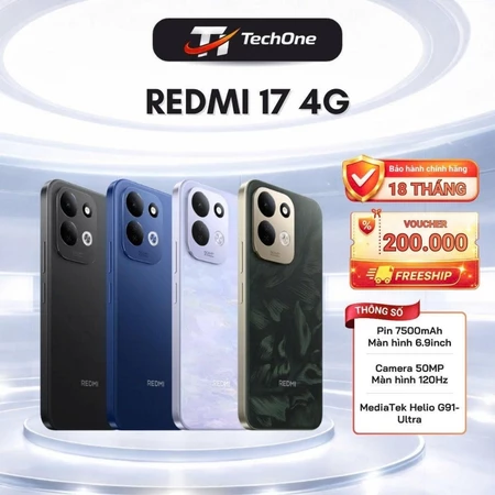 (Nguyên Seal) Điện Thoại Xiaomi Redmi 17 4G - Bản Quốc Tế - Bảo Hành 18 Tháng