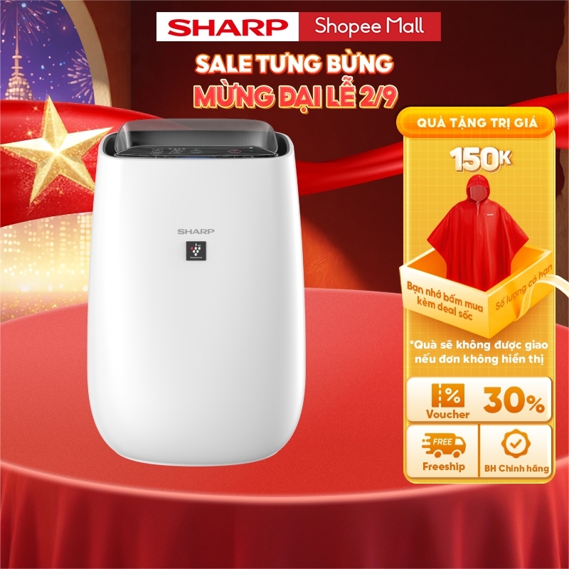 Máy Lọc Không Khí Sharp FP-J40E-W - Hàng Chính Hãng