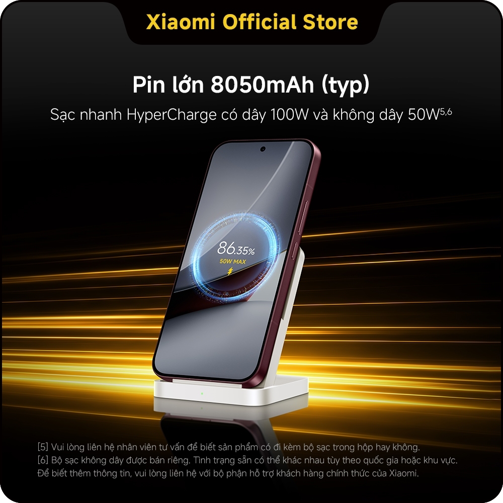 Điện thoại Xiaomi POCO F9 Ultra（12+256GB|16+512GB|16+1TB) |Pin lớn 8050mAh (typ)|Sạc nhanh HyperCharge có dây 100W | BigBuy360 - bigbuy360.vn