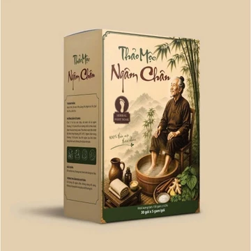 Thảo Mộc Ngâm Chân Mộc Tâm Chính Hãng, Gói Ngâm Chân Thảo Dược Gừng Ngải Cứu, Thư Giãn Làm Ấm Chân