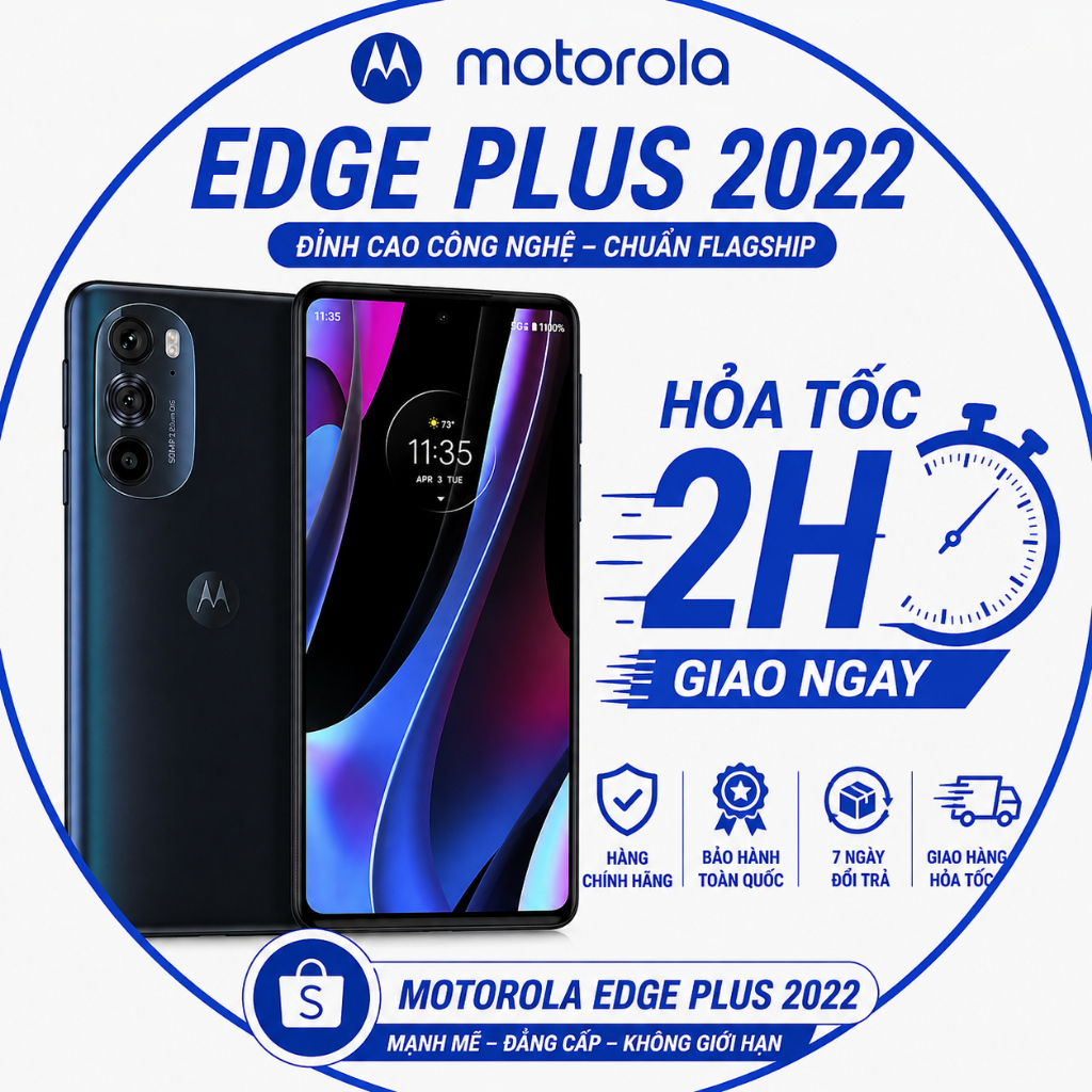 điện thoại motorola edge plus 5G 2022 máy đẹp nguyên zin 1 sim ram 12/256g CHÍP 8 GEN 1 CỰC MẠNH | BigBuy360 - bigbuy360.vn
