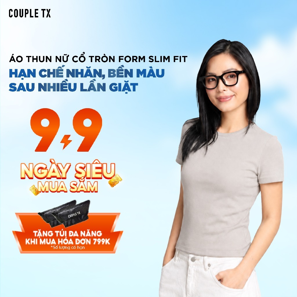 Áo Baby Tee Couple TX Thun Mịn Co Giãn Basic Nhiều Màu WTS 2534