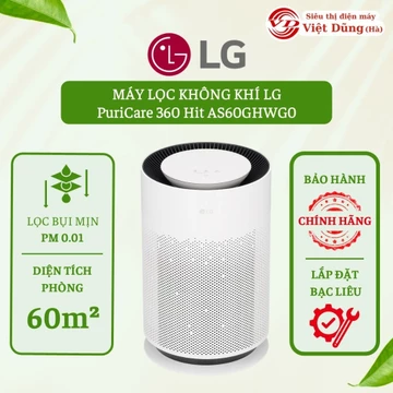 Máy lọc không khí LG PuriCare 360 AS60GHWG0 cảm biến bụi mịn, báo chất lượng không khí