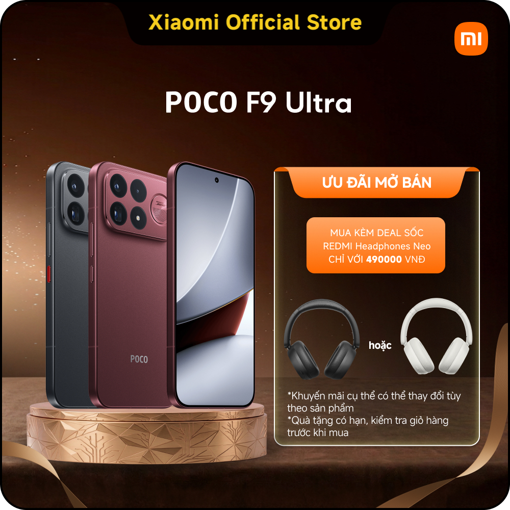 Điện thoại Xiaomi POCO F9 Ultra（12+256GB|16+512GB|16+1TB) |Pin lớn 8050mAh (typ)|Sạc nhanh HyperCharge có dây 100W | BigBuy360 - bigbuy360.vn