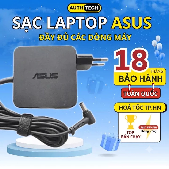 Sạc AS 45W 65W Chân Nhỏ/To, Sạc AS Type C, Sạc AS Zenbook, Sạc Nhanh, An Toàn, Ổn Định