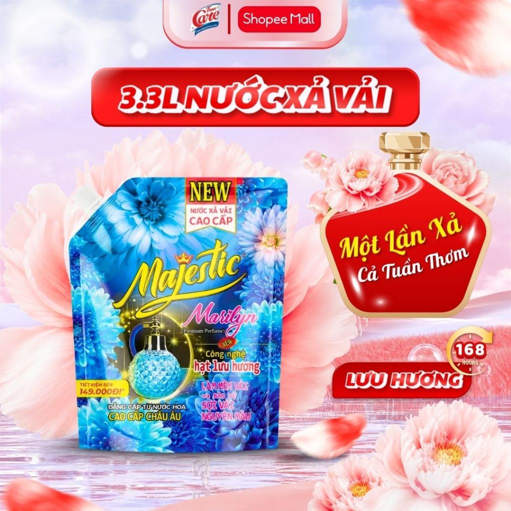 Nước Xả Vải True Care Hương Marilyn (1.15Kg - 3.3Kg)