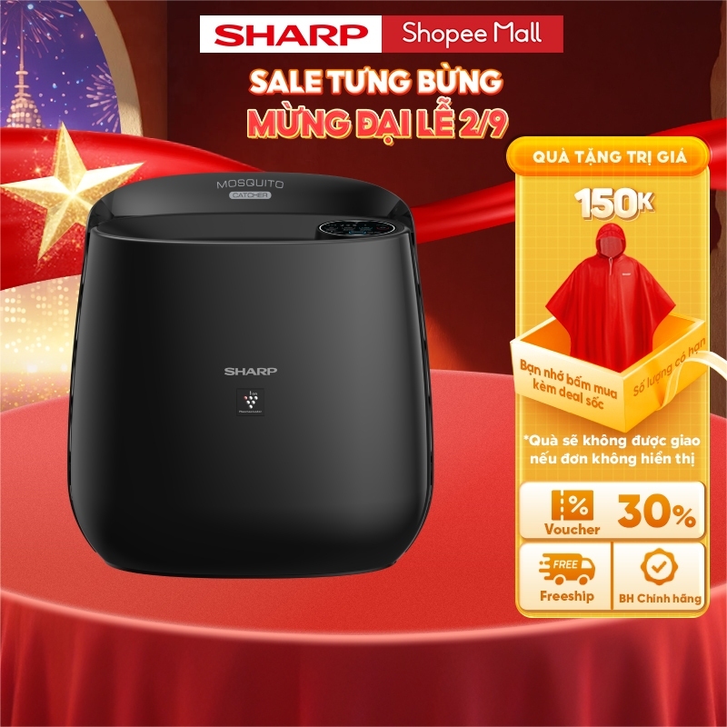 Máy Lọc Không Khí Và Bắt Muỗi Sharp FP-JM30V-B Hàng Thái Lan