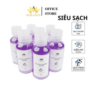 Nước Rửa Bạc 50ml Siêu Sạch, Dung Dịch Rửa Trang Sức Bạc MIRASON - NRB001