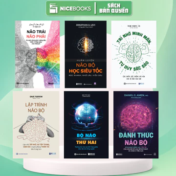 Sách Bộ Não Thứ 2, Lập Trình Não Bộ, Huấn Luyện Não Bộ, Đánh Thức Não Bộ, Não Trái - Não Phải, Trí Nhớ Minh Mẫn LẺ CUỐN