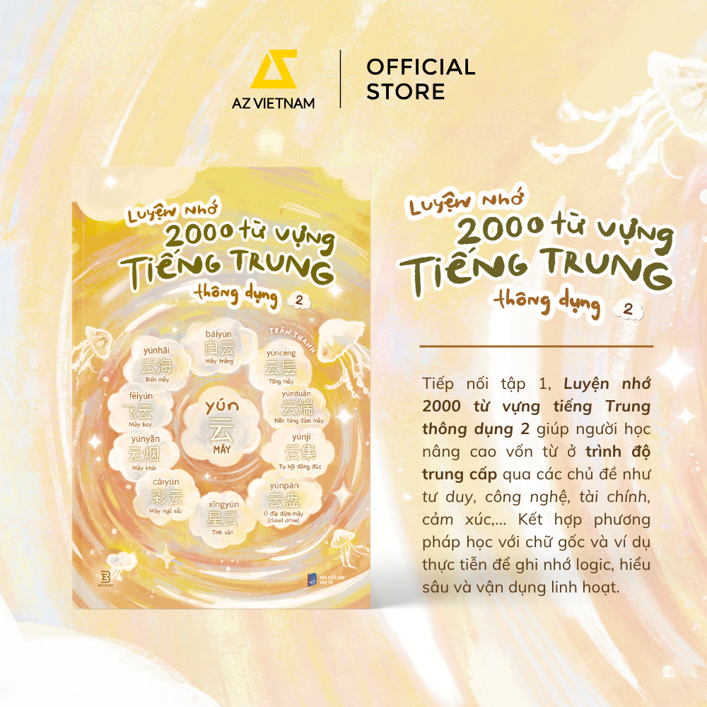 Sách - Luyện Nhớ 2000 Từ Vựng Tiếng Trung Thông Dụng (Tập 2)