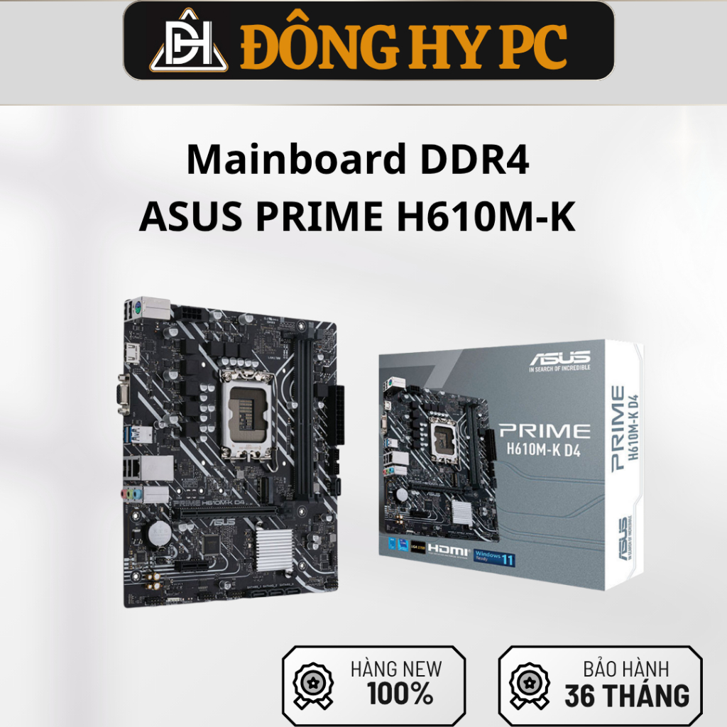 Bộ PC intel core 12400F / VGA RTX 3050 Asus 6Gb / Main H610 bảo hành 36 tháng | BigBuy360 - bigbuy360.vn