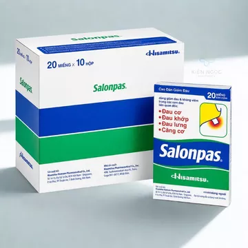 Cao dán SALONPAS Hisamitsu (giá sỉ hộp 200 miếng) chính hãng