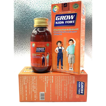 Grow kids fort bổ sung canxi cho bé, giúp bé phát triển chống còi xương, loãng xương suy dinh dưỡng, phát triển chiều ca