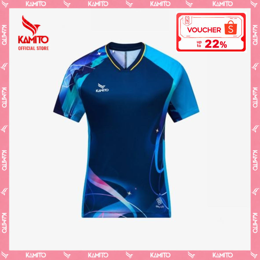 Áo T-shirt nữ Kamito Galaxy 1, Áo Thun Thể Thao Nữ, Áo Cầu Lông Nữ