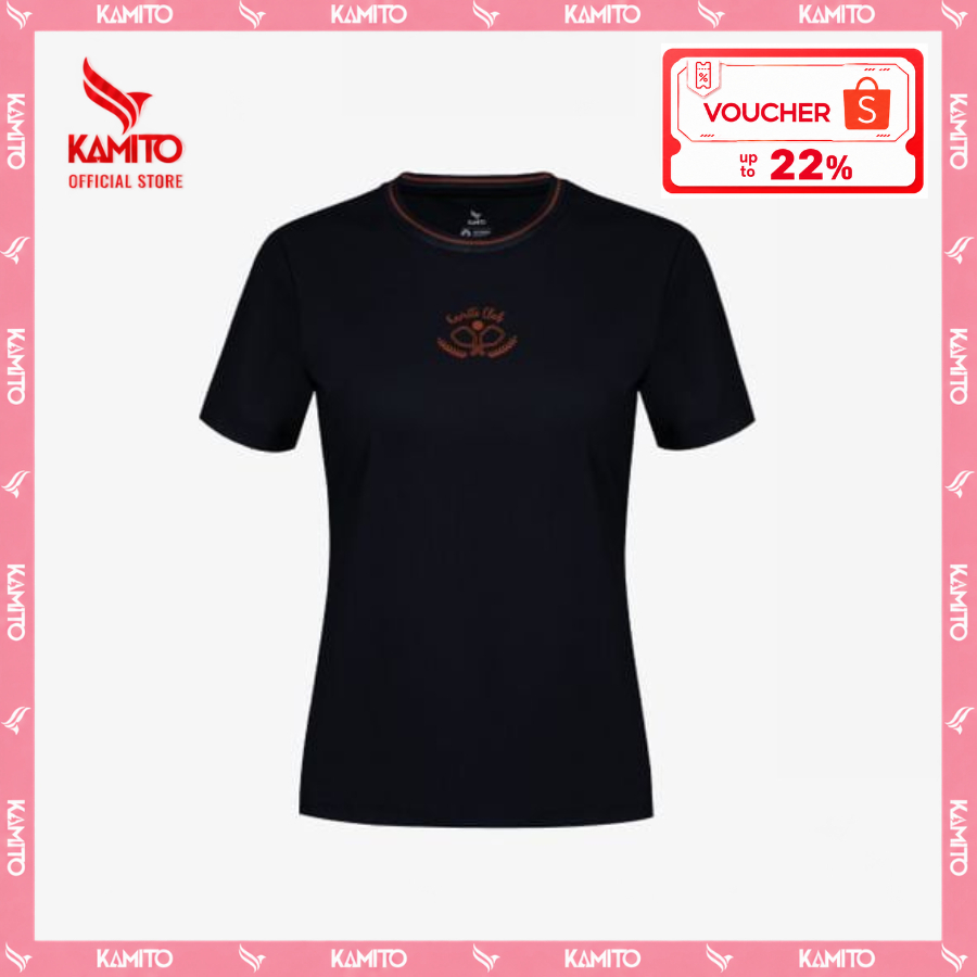 Áo Tshirt Pickleball Kamito Trình Nữ 2, Áo thể thao Nữ, Áo thun nữ pickleball, Co giãn thoáng khí