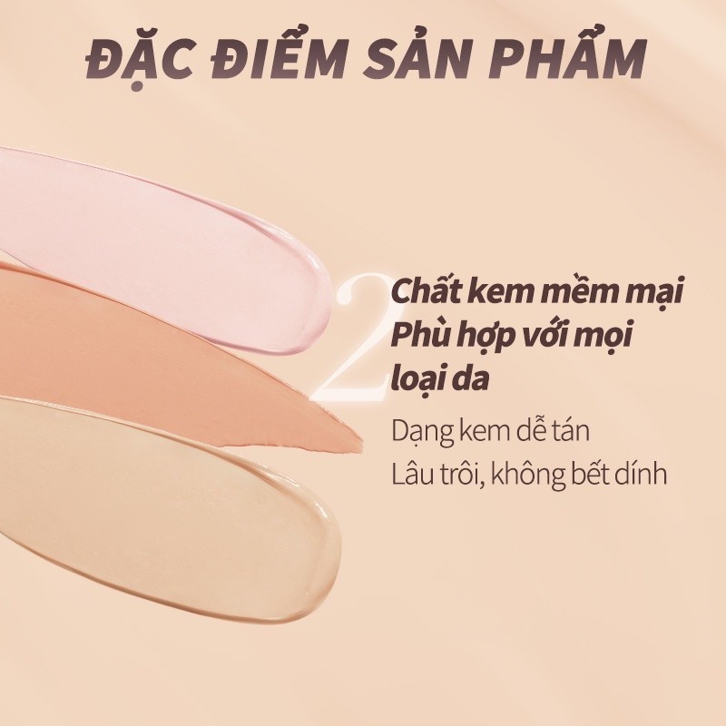 [VHL x JUDYDOLL] Bảng kem che khuyết điểm 3 ô Moisturizing 3-Color Concealer Palette 2.7g | BigBuy360 - bigbuy360.vn