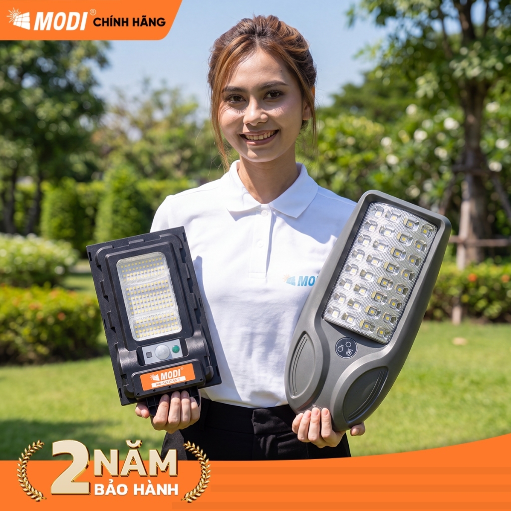 Đèn Năng Lượng Mặt Trời MODI SOLAR Siêu Sáng Loại Đèn Đường Thế Hệ Mới Bảo Hành 2 Năm