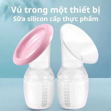 Máy hút sữa bằng tay Máy hút sữa cầm tay nhỏ gọn có ống hút bình sữa