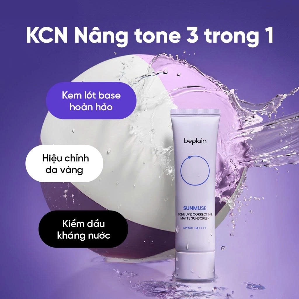 Kem chống nắng Beplain SPF50+ PA++++ nâng tone tự nhiên 50ml | BigBuy360 - bigbuy360.vn