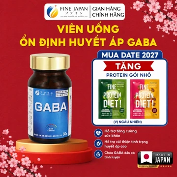 Viên uống huyết áp FFC Gaba FINE JAPAN hỗ trợ cải thiện trình trạng huyết áp cao lọ 60 viên