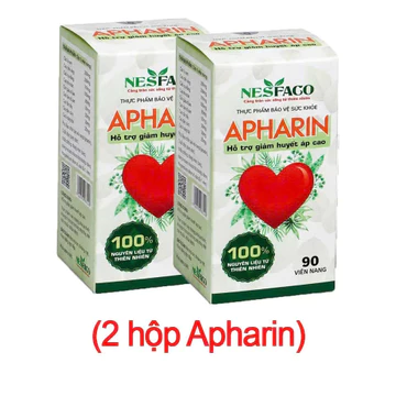 Combo 2 hộp Apharin hỗ trợ ĐT huyết áp cao hộp 90 viên