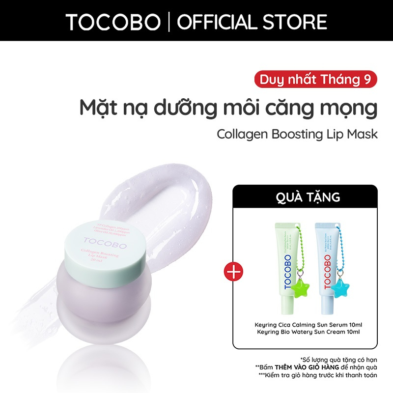 Mặt nạ dưỡng môi căng mọng Tocobo Collagen Boosting Lip Mask 20ml