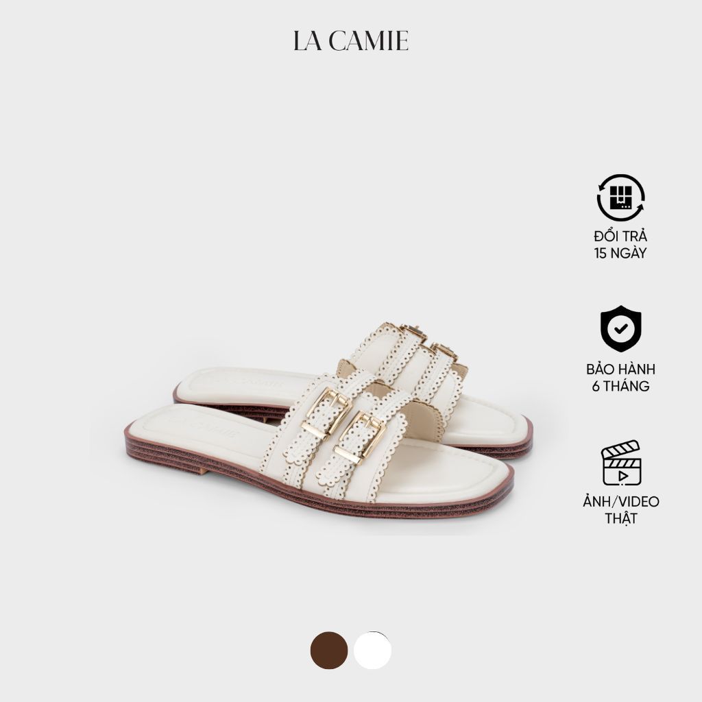 Dép bệt được làm từ chất liệu Da PU với thiết kế cao cấp sang trọng thương hiệu La Camie DB6LB0603