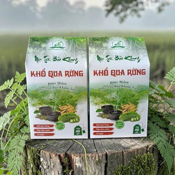 Combo 80 gói trà túi lọc khổ qua rừng Bảo Khang, mướp đắng, khổ qua khô, dây thìa canh, cỏ ngọt