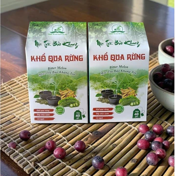 160 gói trà khổ qua rừng Bảo Khang, trà túi lọc mướp đắng rừng, thảo mộc tự nhiên, uống tốt sức khỏe
