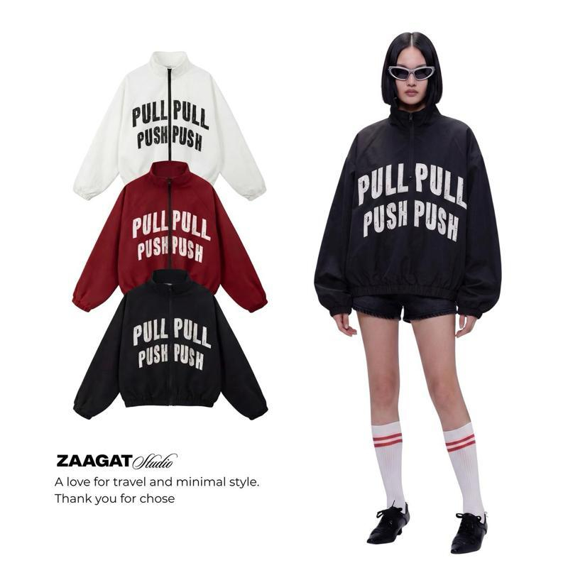 Áo Khoác Gió Jacket Nửa Khóa Zaagat Studio Áo Khoác Chống Nắng Khoác Dù Mỏng Form Boxy Local Brand