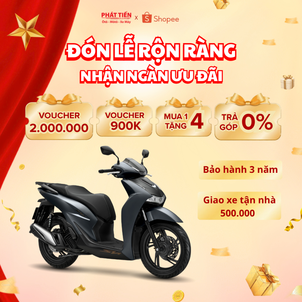 Xe máy Honda SH125i Đặc Biệt 2026 Phanh ABS