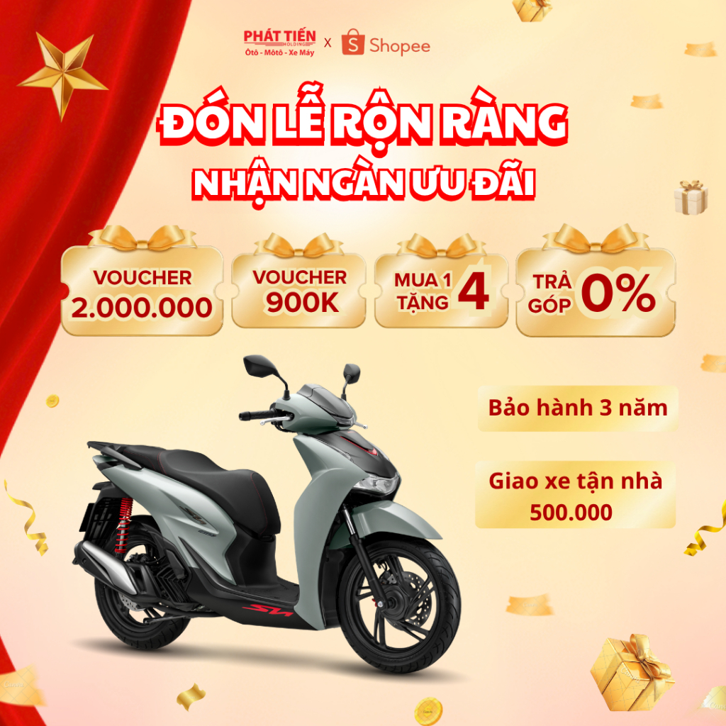 Xe máy Honda SH160i Thể Thao 2026 Phanh ABS