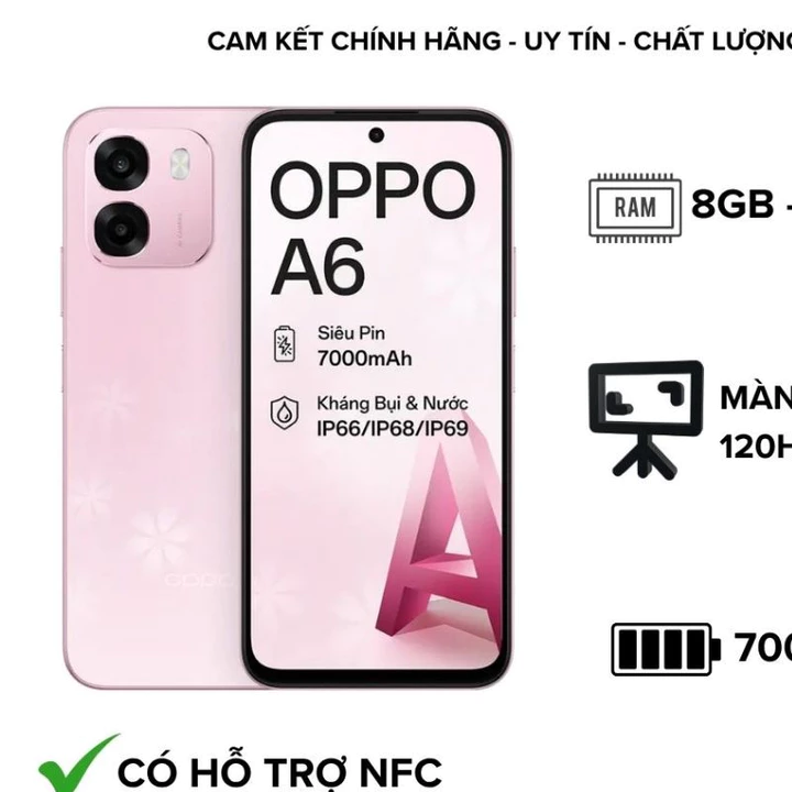 Điện Thoai OPPO A6 8GB/256GB - Sản phẩm mới nhất của OPPO