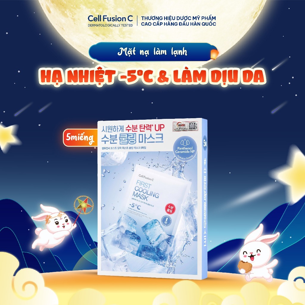 [SHOPEE XỬ LÝ] Mặt Nạ Cell Fusion C First Cooling Mask 27g*5 Miếng