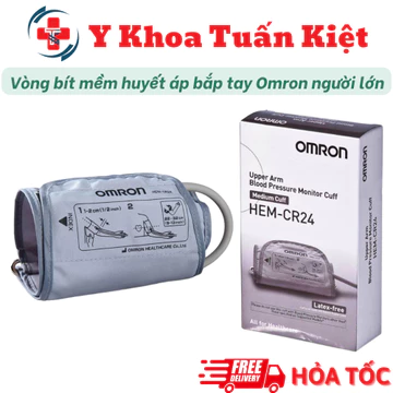 ✅ Vòng bít mềm máy đo huyết áp bắp tay Omron chính hãng