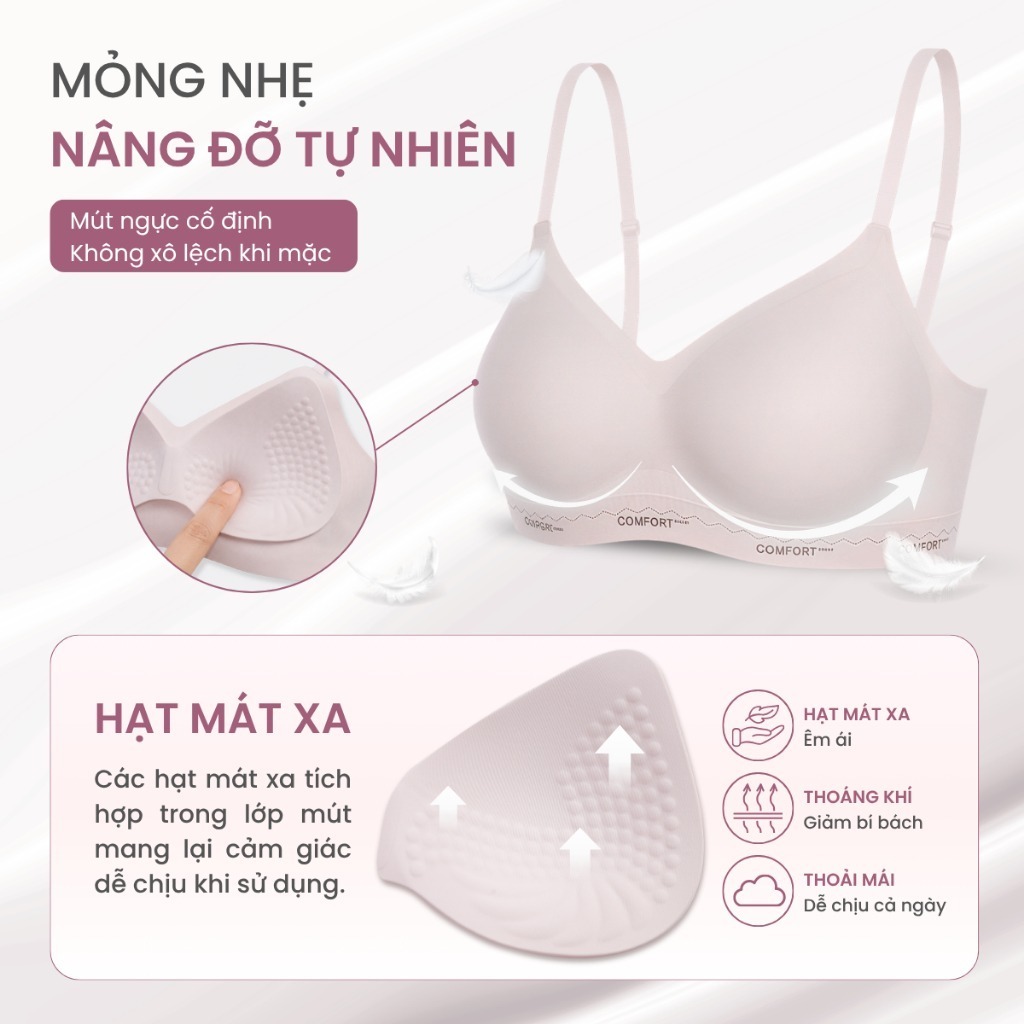 [Võ Hà Linh x TokyoLife] COMBO 2 Áo ngực không gọng TOKYOLIFE không viền đệm mỏng 1.5cm thoáng khí nâng ngực 40006071 | BigBuy360 - bigbuy360.vn