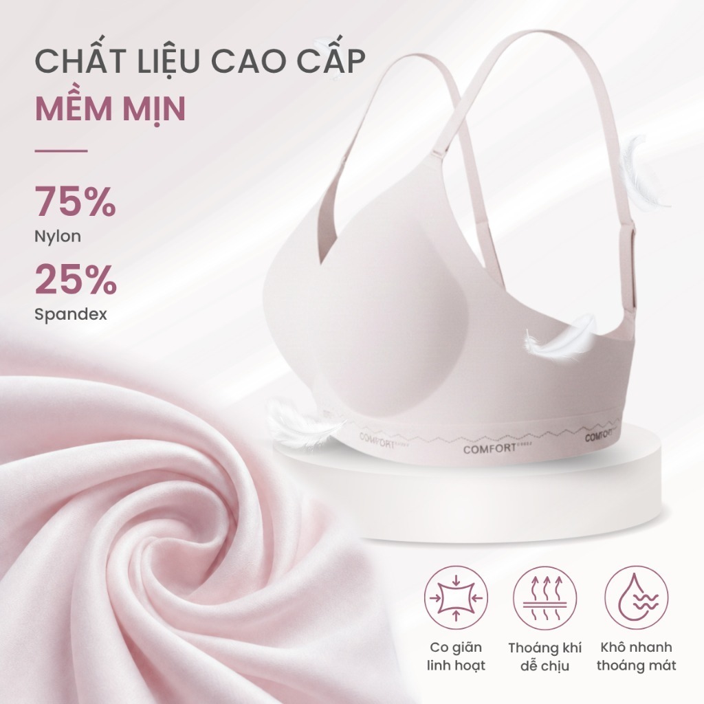 [Võ Hà Linh x TokyoLife] COMBO 2 Áo ngực không gọng TOKYOLIFE không viền đệm mỏng 1.5cm thoáng khí nâng ngực 40006071 | BigBuy360 - bigbuy360.vn