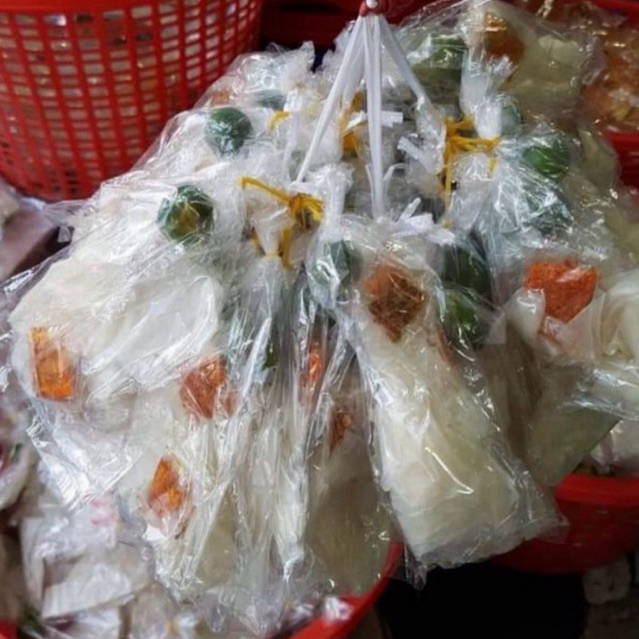 Bánh tráng dẻo xâu vò học sinh combo 50 gói
