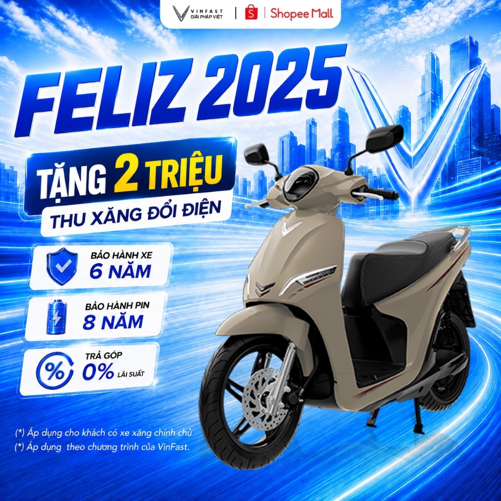 Xe Máy Điện VinFast Feliz 2025
